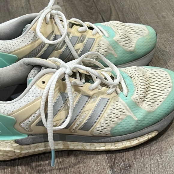 Women’s Adidas 6.5 Boost Cloudfoam Racer Mesh Running Athletic Walking Shoe - Picture 4 of 11